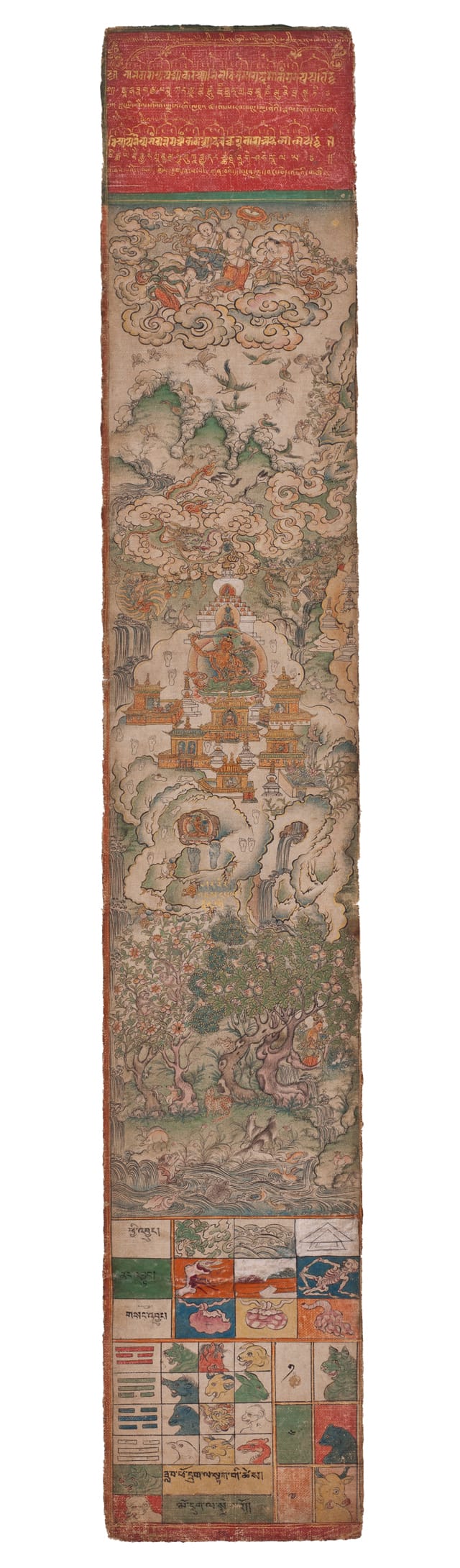 'White Beryl,' Sakya, Tibet (mid-18th century), painted by Sonam Peljor (courtesy Rubin Museum of Art)