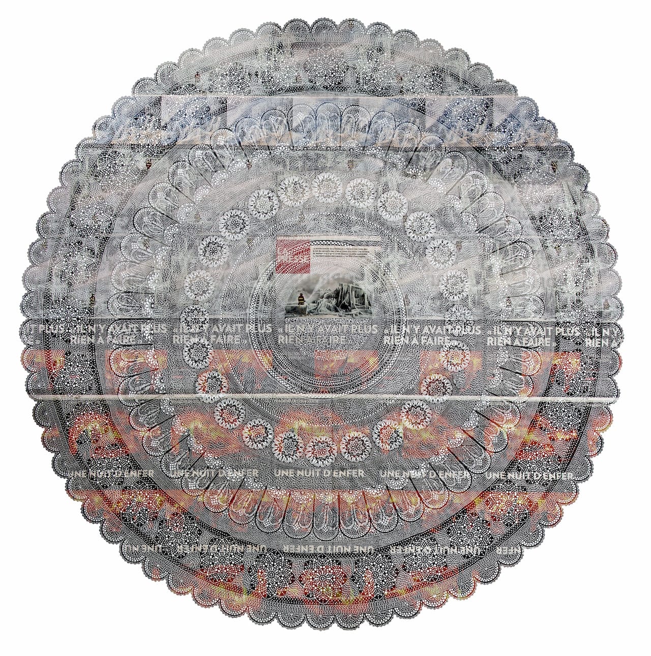 Vendredi 24 janvier, Tragédie de l'Isle-Verte, 2014, 57 x 56 inches