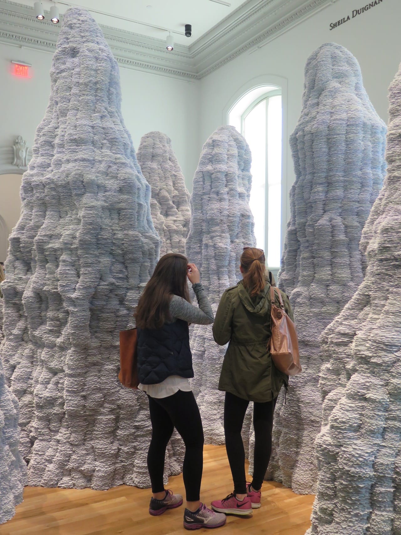 Detail of Tara Donovan, "Untitled" (2014)