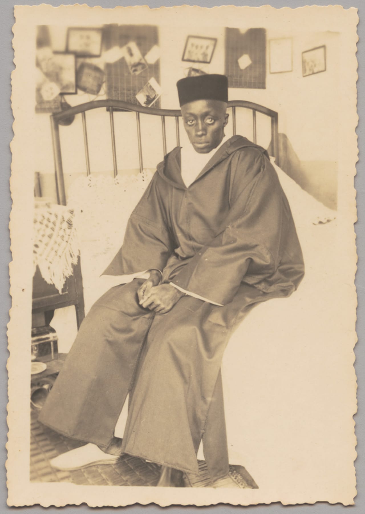 Unknown Artist (Senegal) Seated Man, 1930s-1940s Gelatin silver print 5 x 3 in (13.3 x 8.3 cm) Visual Resource Archive, Department of the Arts of Africa, Oceania, and the Americas