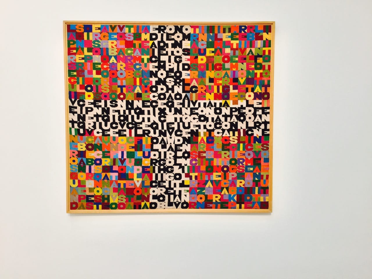 Alighiero e Boetti, "Oggi e il nono giorno dell'ottovo mese dell'anno millecentottotantotto" (1988)