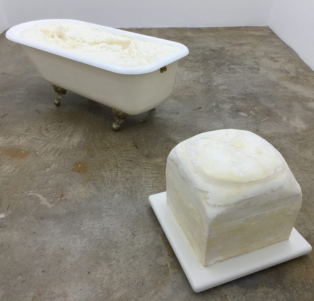 Janine Antoni's "Eureka" (1993) at the Rubell Collection (photo by Hrag Vartanian/Hyperallergic)