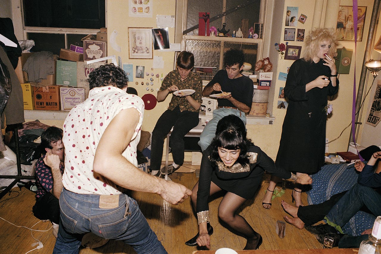 Nan Goldin, "Twisting at my birthday party, New York City 1980," from 'The Ballad of Sexual Dependency' (Aperture 2012) (© Nan Goldin)