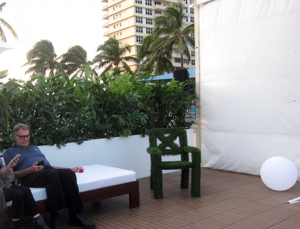 Plant sculpture or chair?