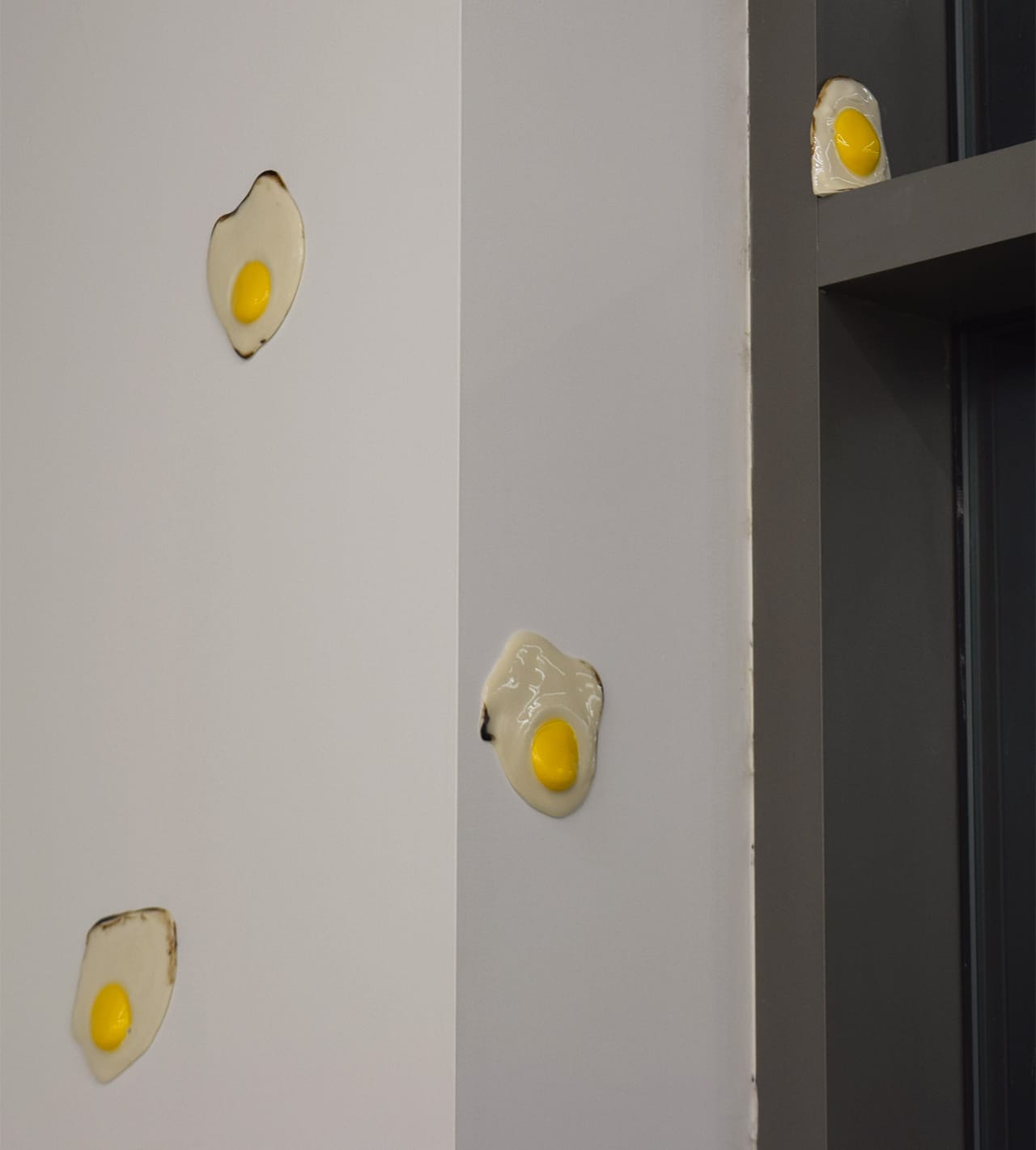 Installation view of Christopher Chiappa's 'Livestrong' at Kate Werble Gallery