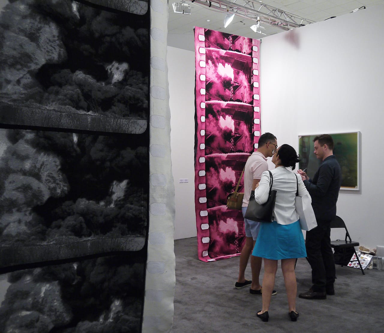 The booth of Dan Gunn gallery