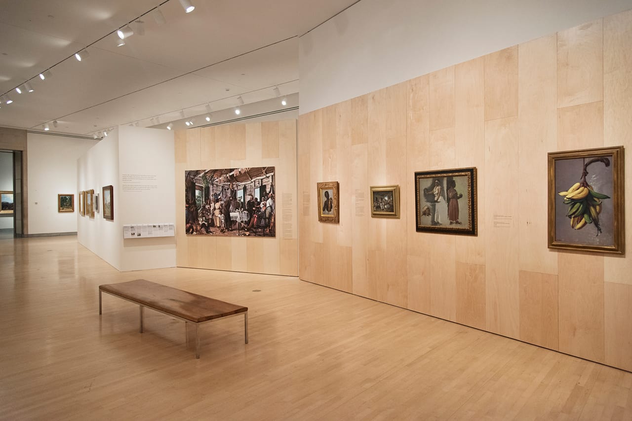 Installation view, 'Impressionism and the Caribbean: Francisco Oller and His Transatlantic World' at the Brooklyn Museum (photo © Jonathan Dorado) (click to enlarge)