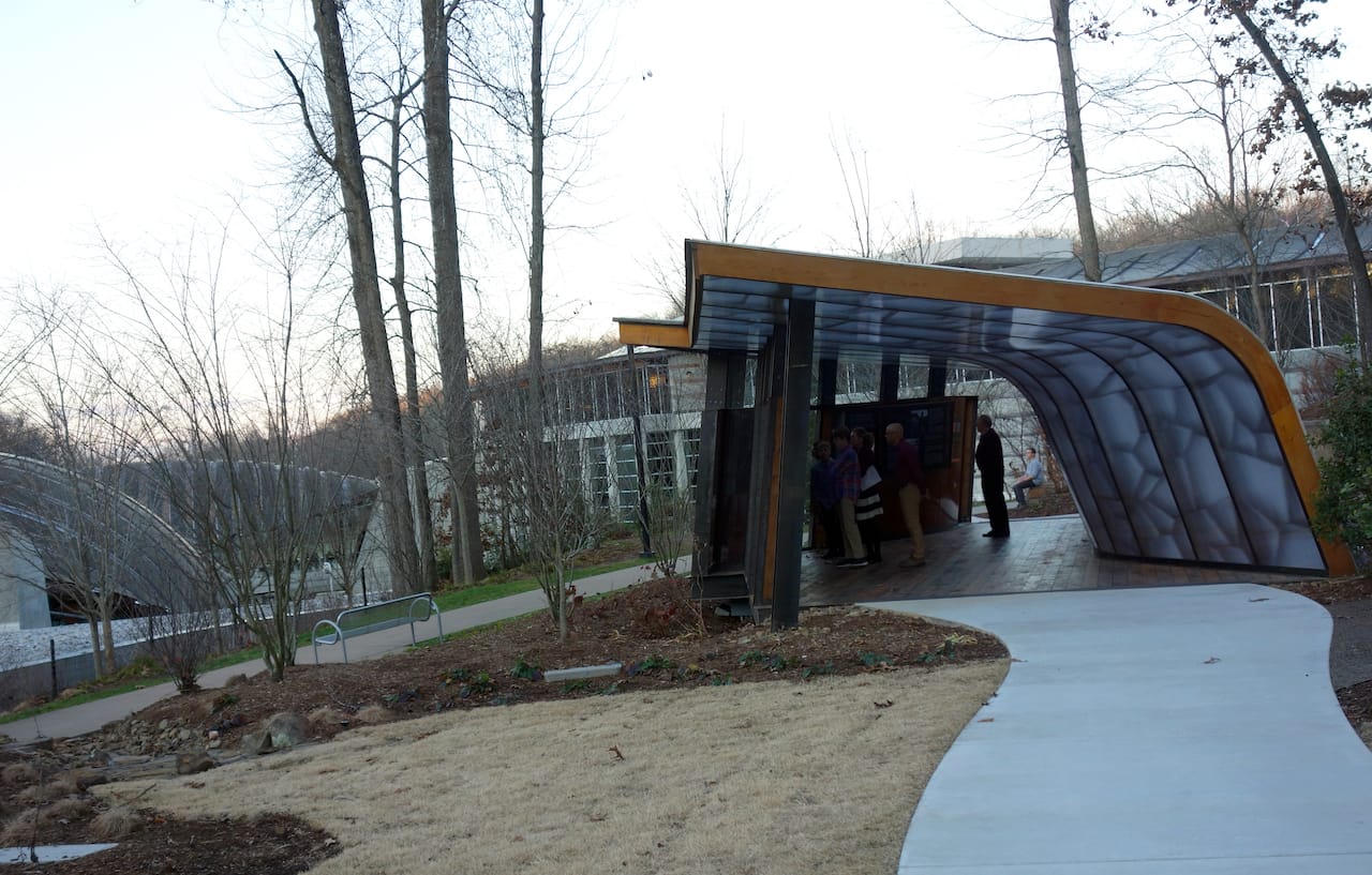 Frank Lloyd Wright's Bachman-Wilson House at Crystal Bridges Museum of American Art, Bentonville, Arkansas