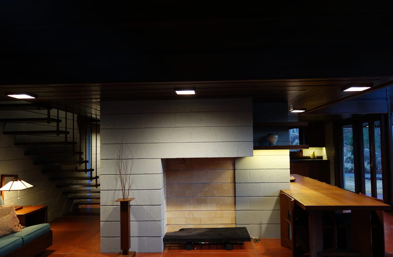 Frank Lloyd Wright's Bachman-Wilson House at Crystal Bridges Museum of American Art, Bentonville, Arkansas