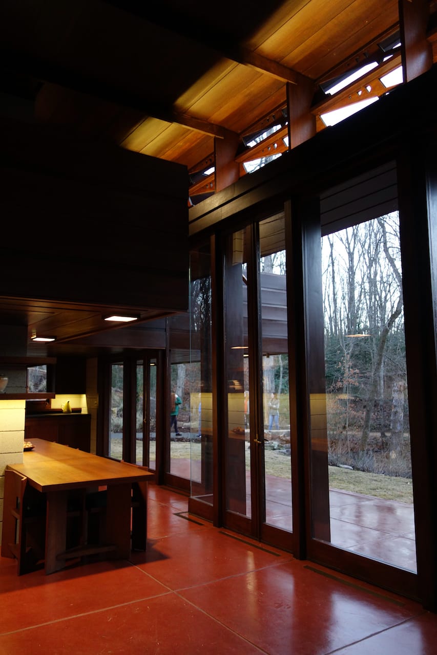 Frank Lloyd Wright's Bachman-Wilson House at Crystal Bridges Museum of American Art, Bentonville, Arkansas