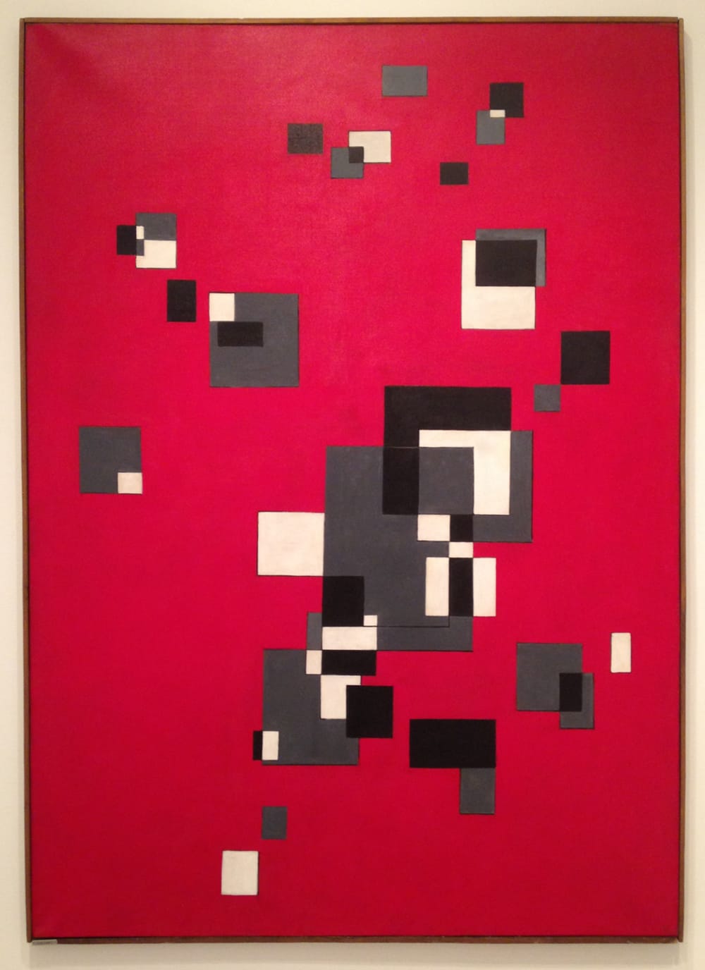 Albino Galvano, "Se e no (Yes and No)" (1952), oil on canvas, 71 x 51 inches.