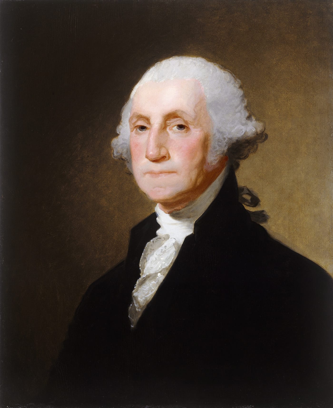 Gilbert Stuart, "George Washington," (c. 1821) (Image via Wikimedia) 