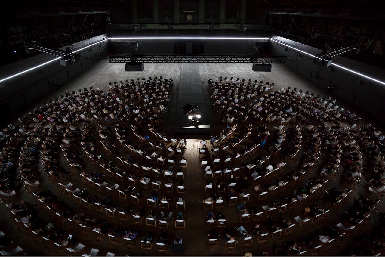 'Goldberg' by Igor Levitt and Marina Abramović at the Park Avenue Armory (all photos by James Ewing and courtesy the Park Avenue Armory, unless indicated otherwise)