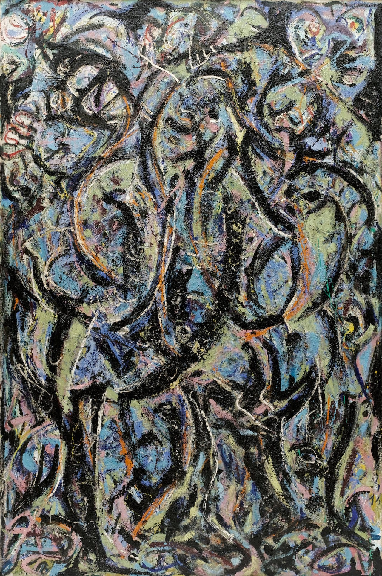 Jackson Pollock, "Gothic" (1944) (image courtesy of MoMA, © 2015 Pollock-Krasner Foundation / Artists Rights Society, New York) 
