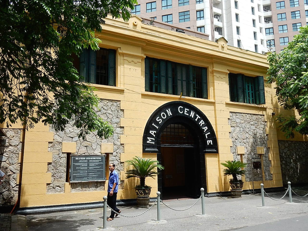 The entrance to the Hoa Lo Prison Museum (photo by Michael Coghlan/Flickr)