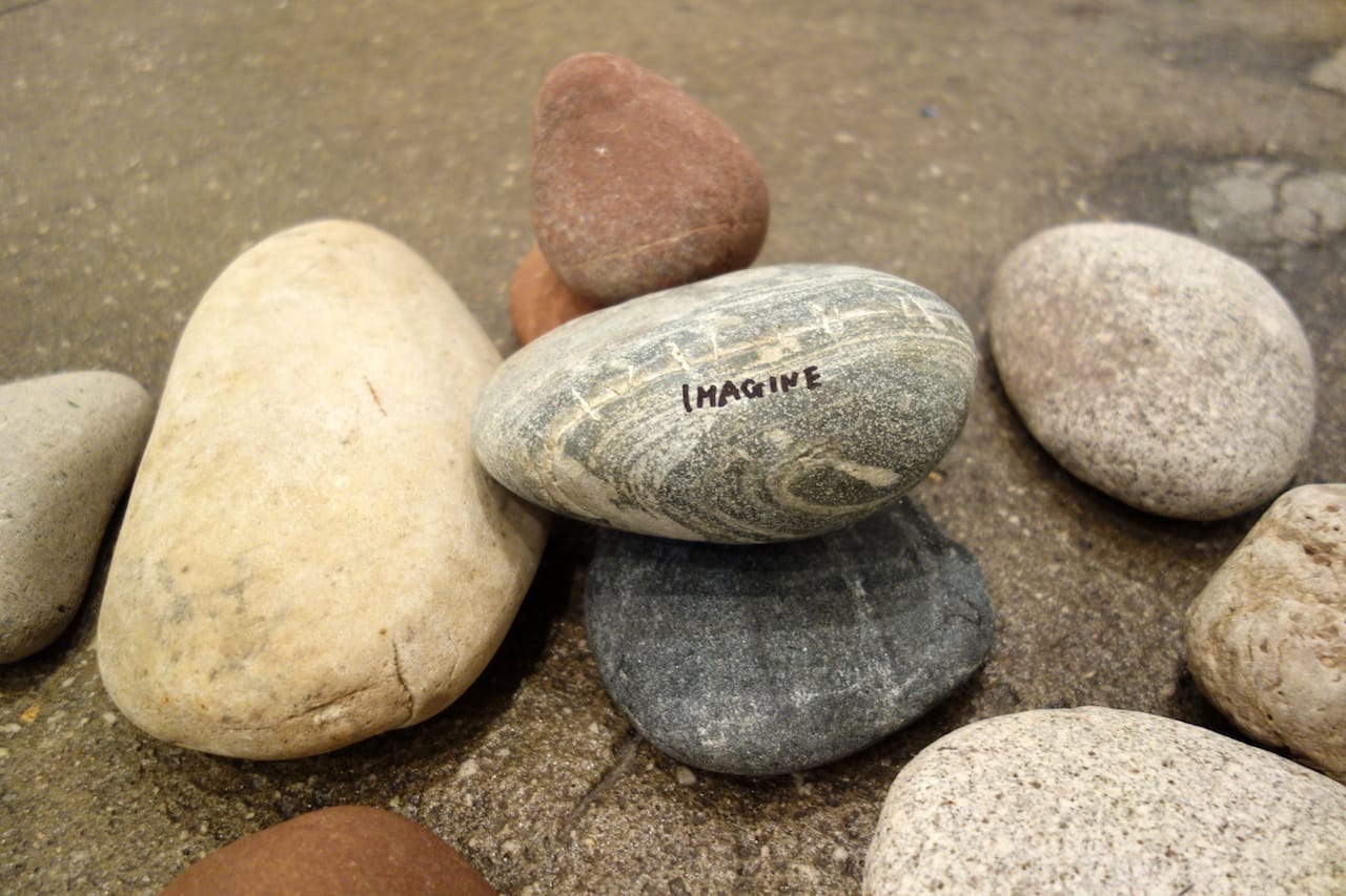 'The Riverbed' by Yoko Ono at Galerie Lelong