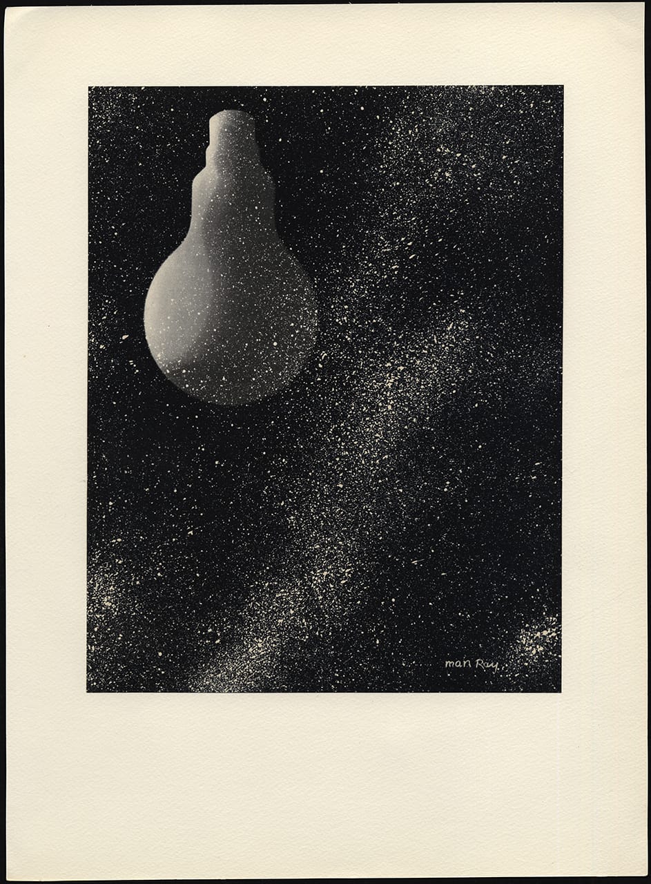 “Électricité,” from the portfolio Électricité, 1931 Man Ray (American, 1890–1976) La Compagnie Parisienne de Distribution d'Électricité, Paris, publisher Photogravure The Wolfsonian–FIU, The Mitchell Wolfson, Jr. Collection, 86.2.146