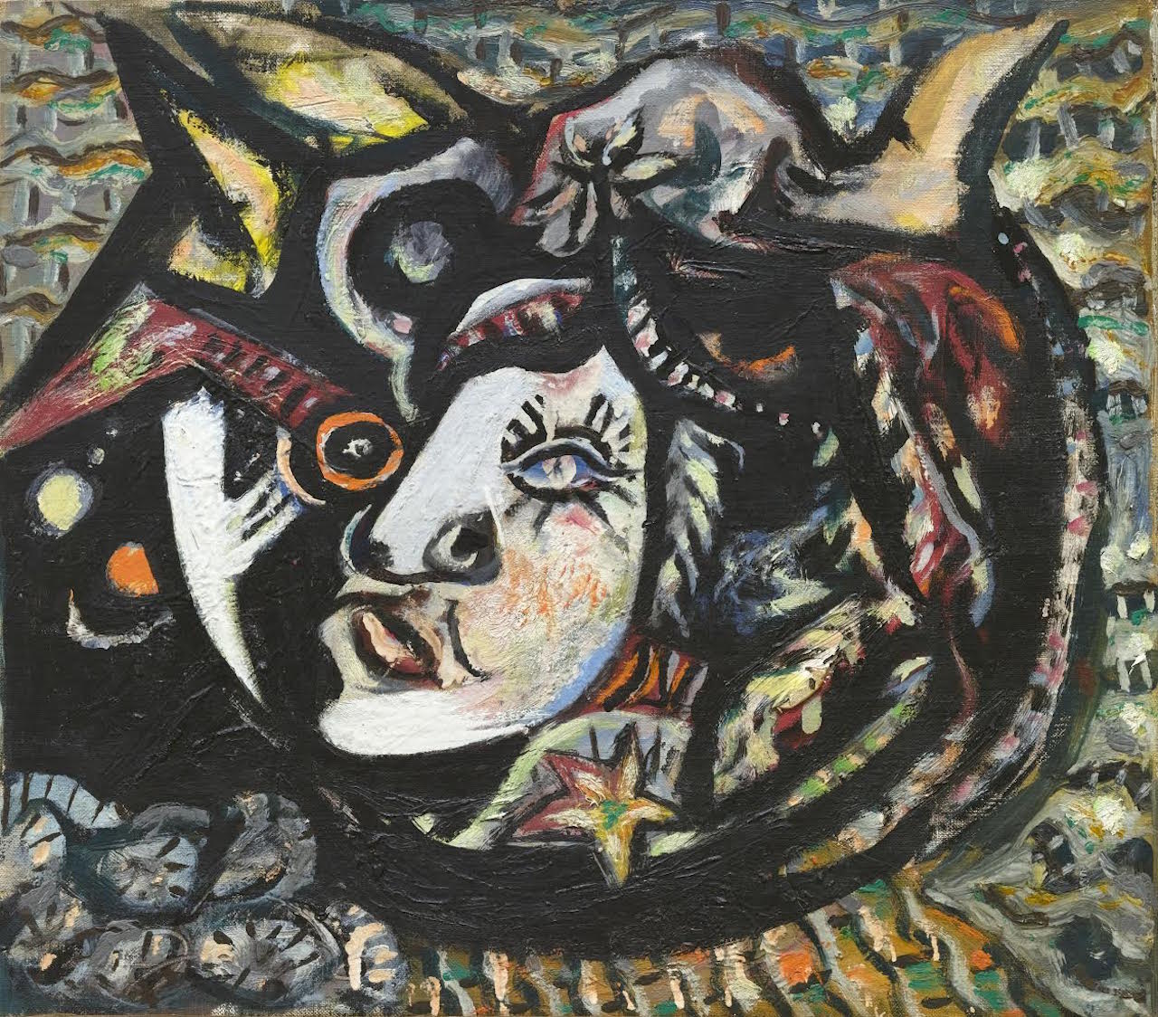 Jackson Pollock, "Mask" (1941) (image courtesy of MoMA, © 2015 Pollock-Krasner Foundation / Artists Rights Society, New York) 