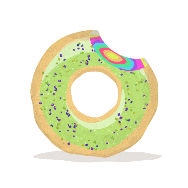Matthias Dörfelt, "Daily Donut," days 1-6