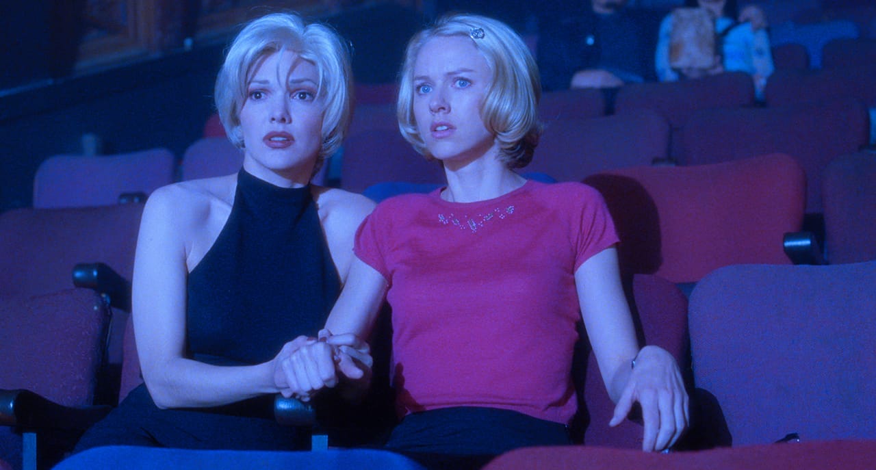 Laura Harring and Naomi Watts in 'Mulholland Dr.' (image courtesy The Criterion Collection)