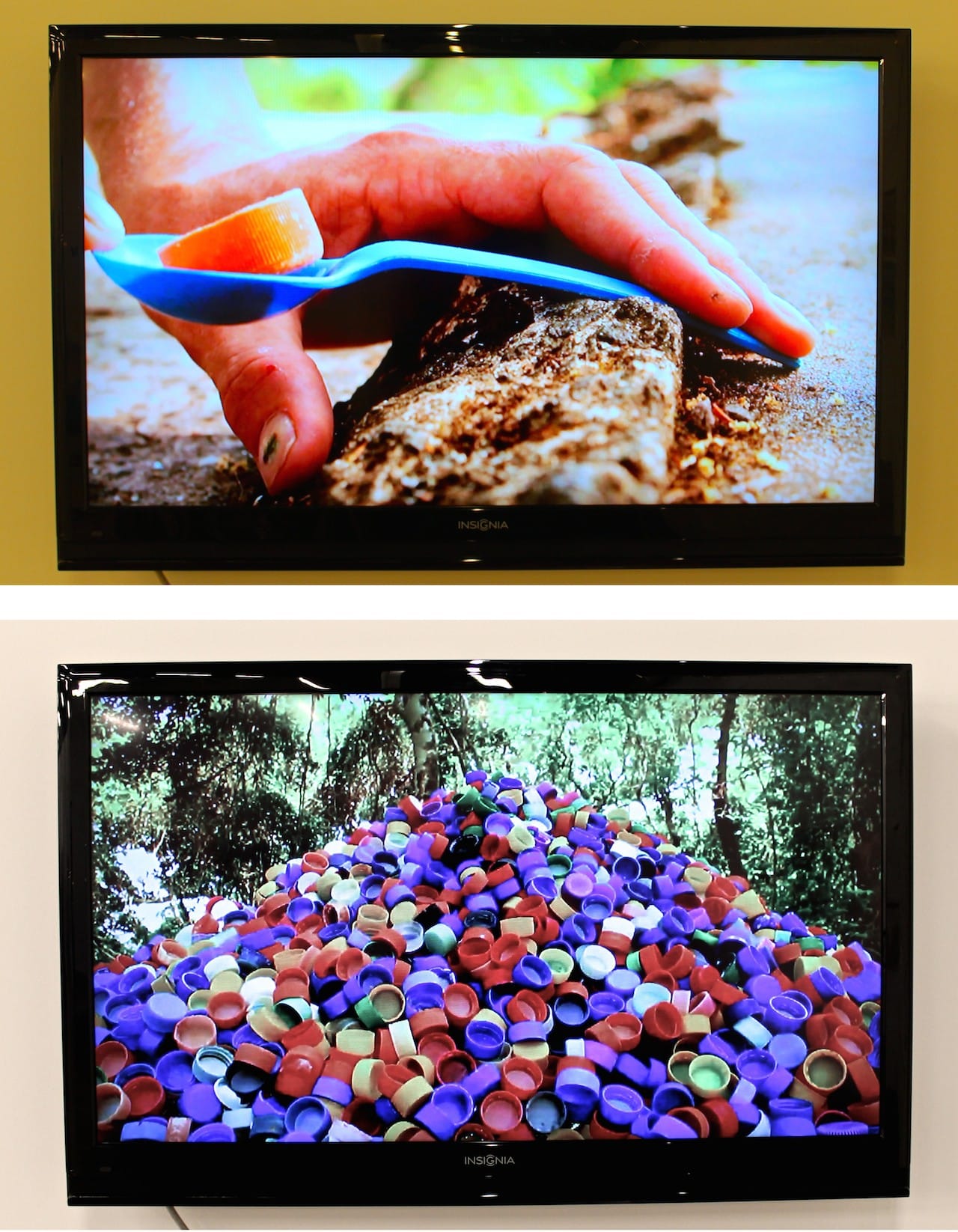 Stills from "Tapitapultutas" ("Catapults"), a film by Donna Conlon and Jonathan Harker