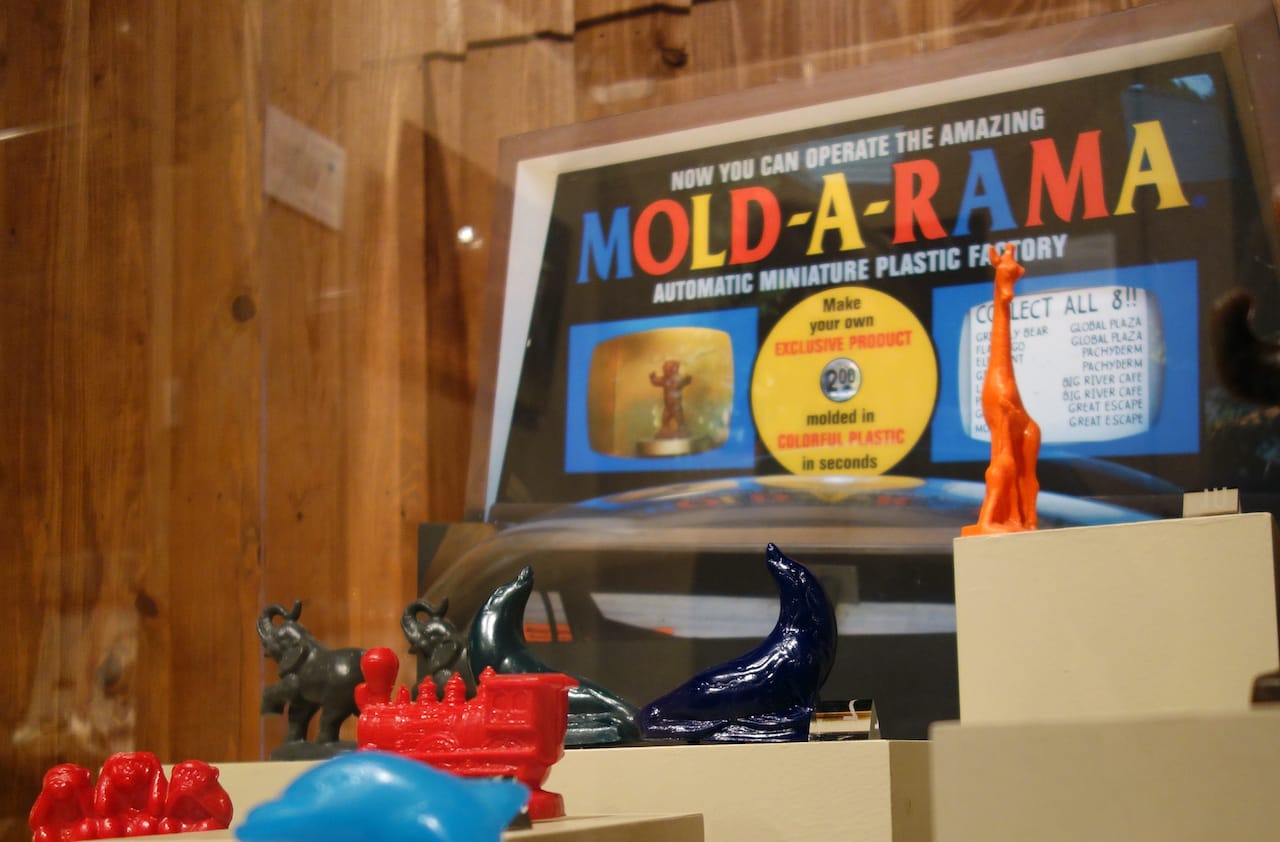 Mold-A-Rama display in the Zoozeum at the Oklahoma City Zoo