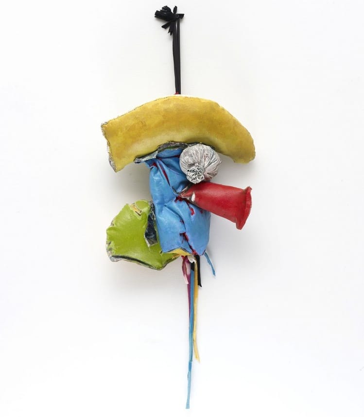 John Outterbridge, 'Rag and Bag Idiom III' (2012), Mixed media, 32 x 14 x 7 1/2 inches (Image courtesy of Tilton Gallery, New York, via artandpractice.org)