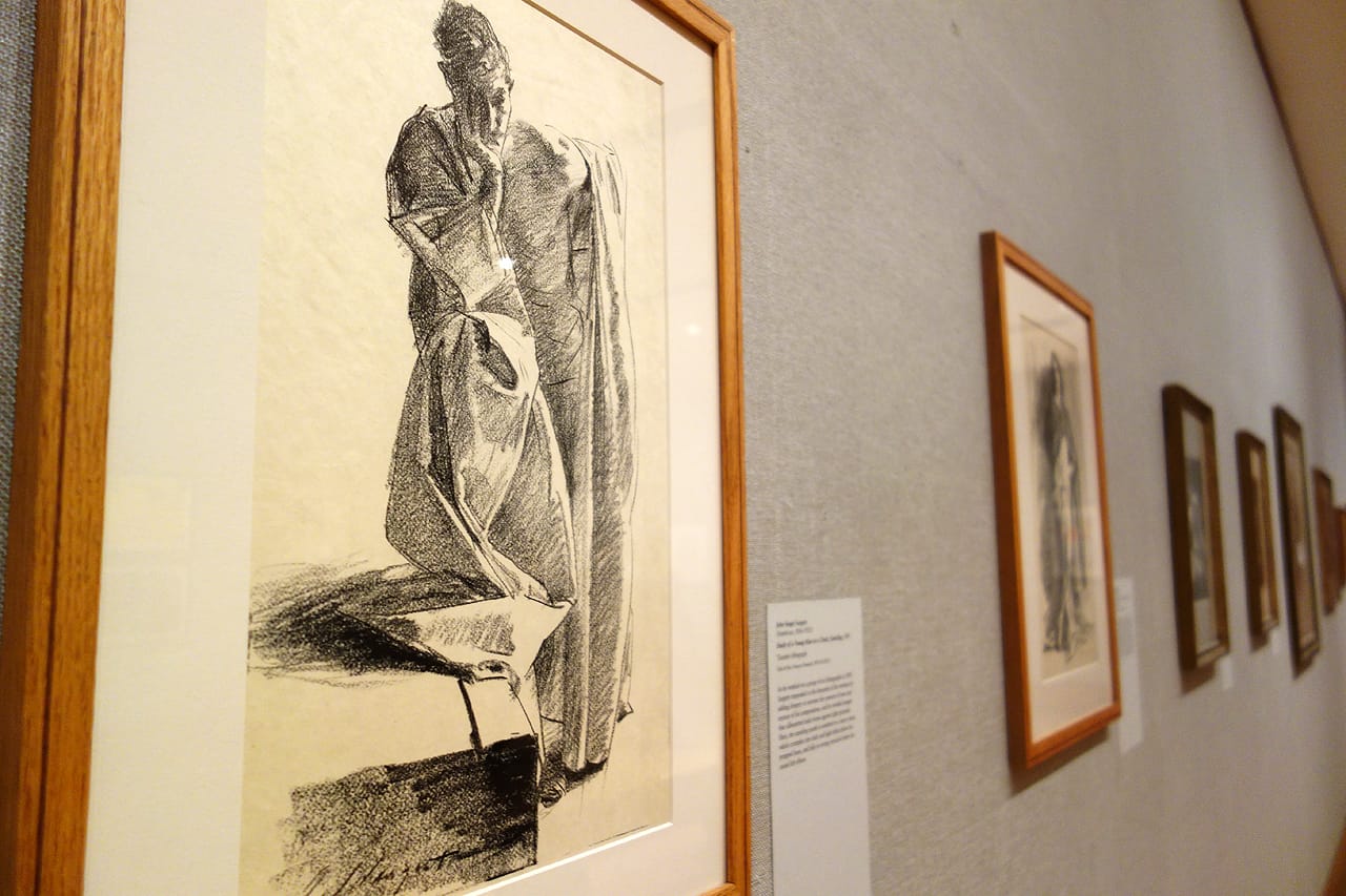 John Singer Sargent, "Study of a Young Man in a Cloak, Standing" (1895), transfer lithograph