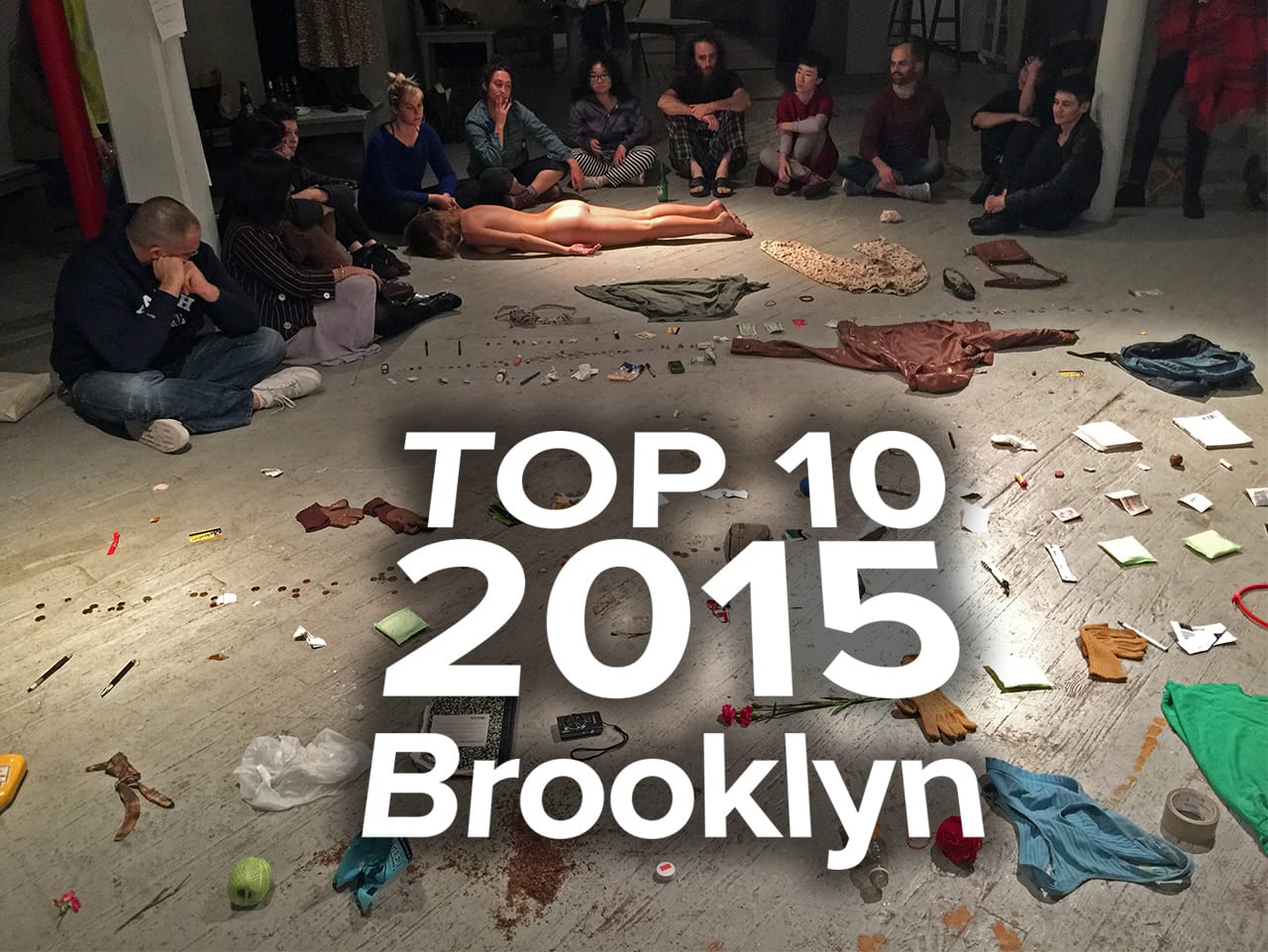 At Kaia Gilje's performance at the Performancy Forum Quinquennial (photo Hrag Vartanian/Hyperallergic)