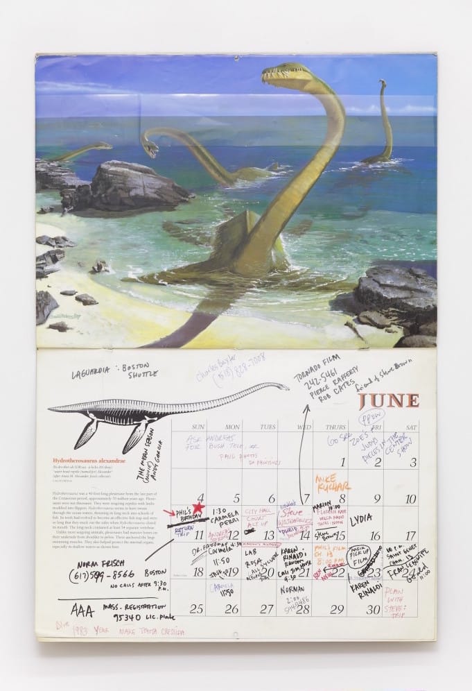 David Wojnarowicz, "Calendar" (1989), Offset Printing, 25 x 17 inches, from the David Wojnarowicz Papers, Fales Library and Special Collections, New York University