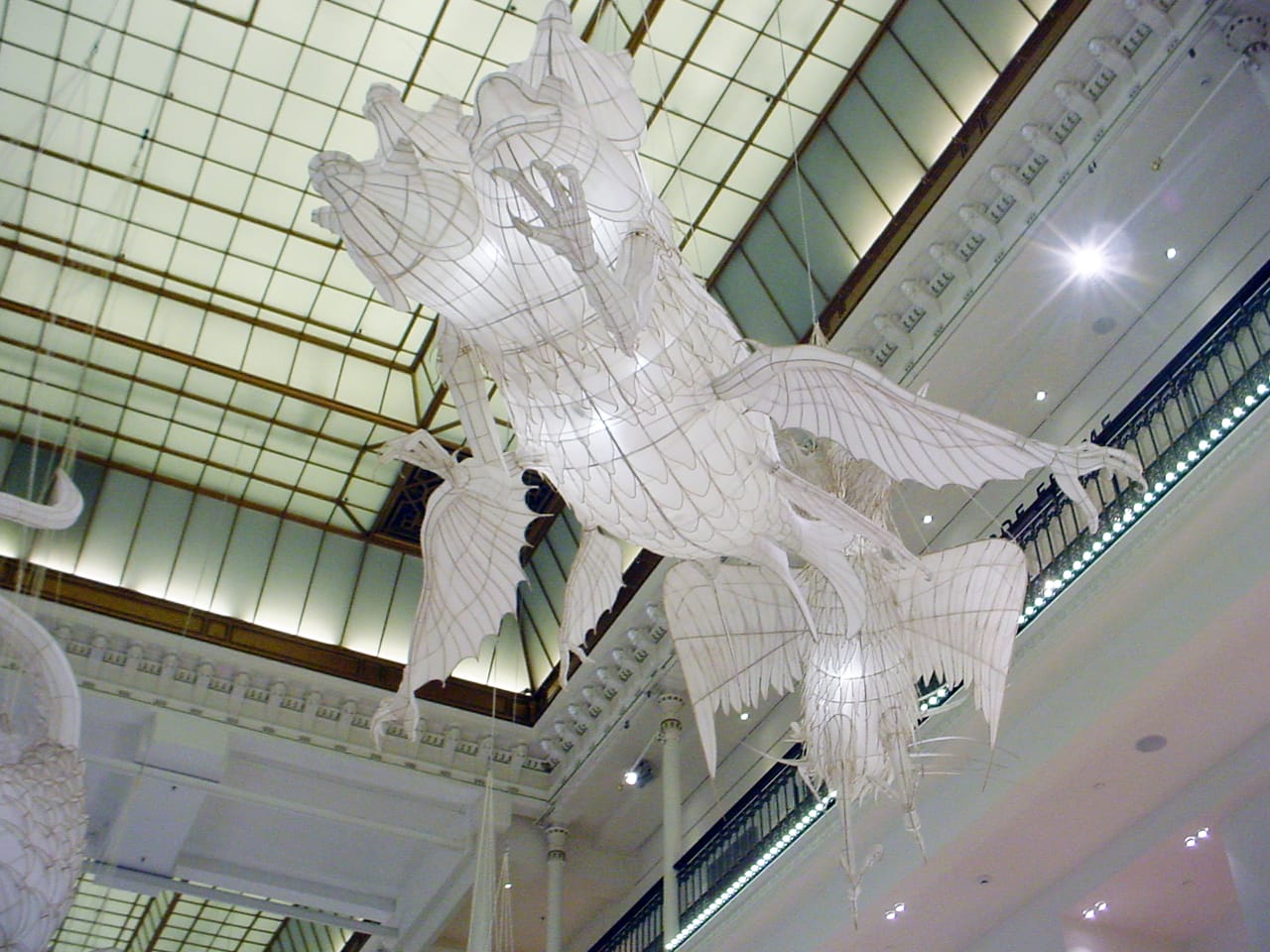 Installation view of Ai Weiwei's 'Er Xi, Air de jeux' at Le Bon Marché Rive Gauche