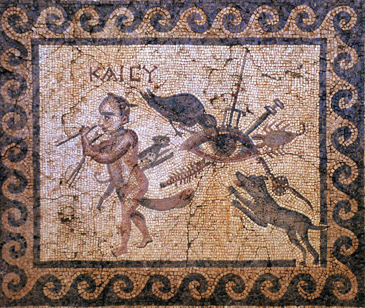 A Roman-era mosaic from Antioch (image via Wikipedia)