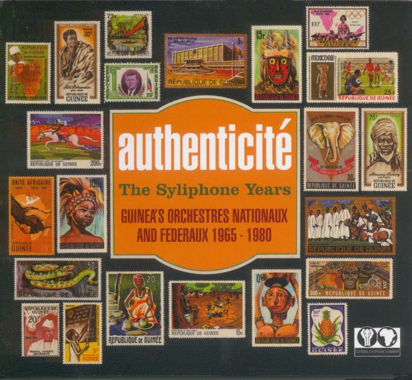 "Authenticité. The Syliphone Years. Guinea's orchestres Nationaux & Federaux. 1965 - 1980" (album cover via Radio Africa)
