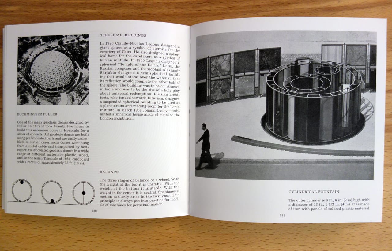 Pages from 'Bruno Munari: Square Circle Triangle' (photo of the book for Hyperallergic)