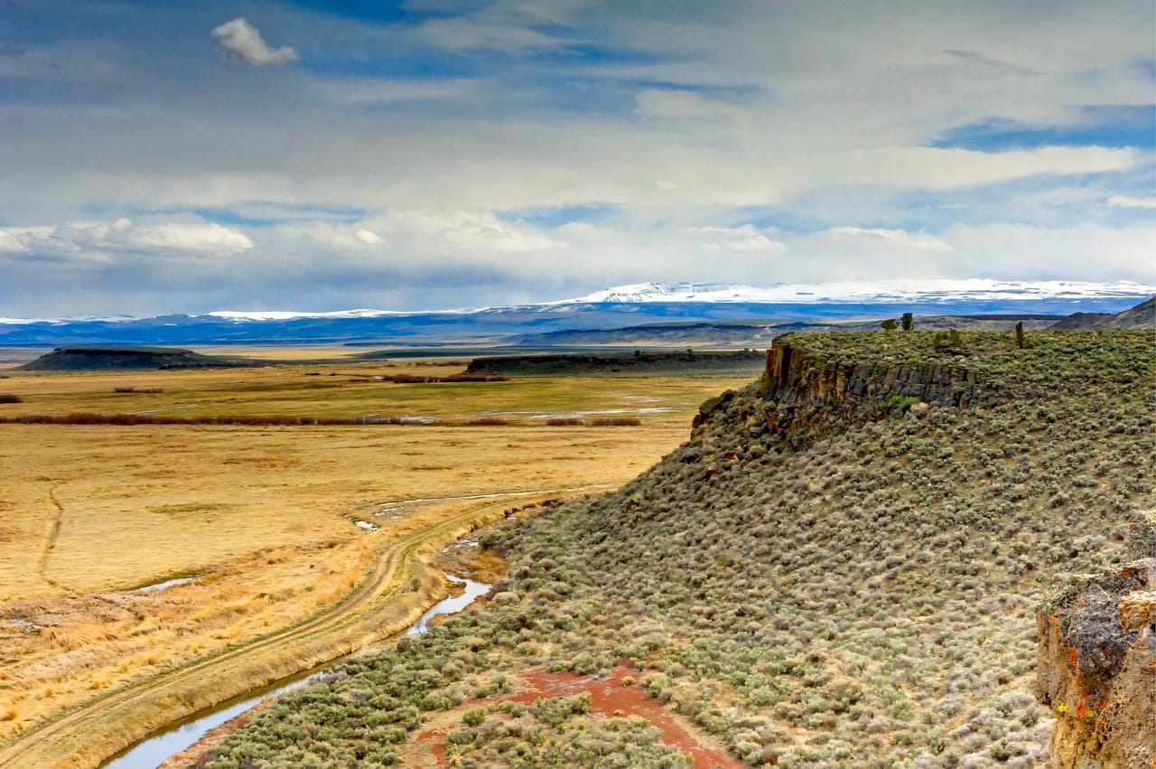 A view inside the Malheur National Wildlife Refuge (photo by Jeff Sorn/Wikipedia) (click to enlarge)