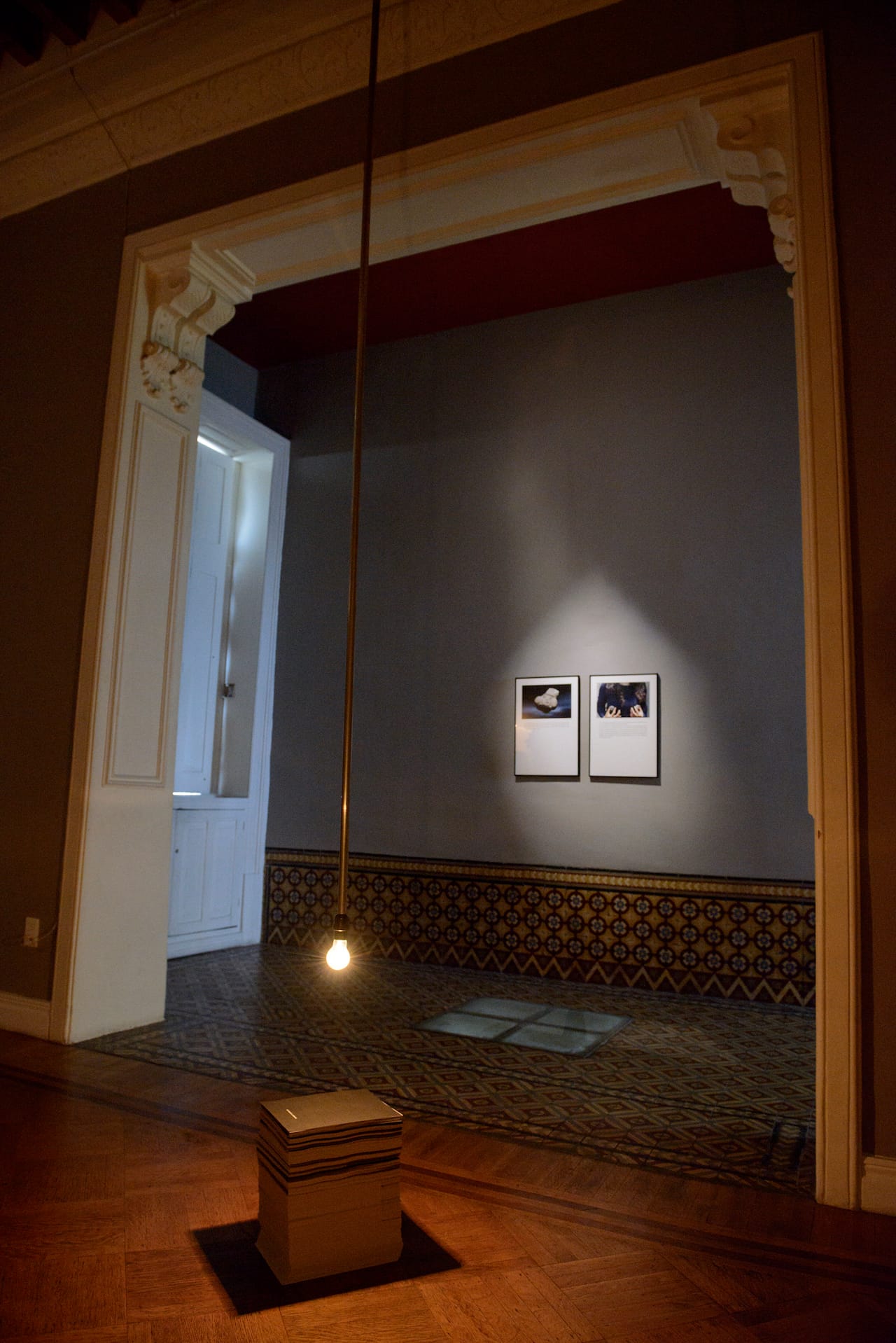 Installation view of works by Ricardo Cárdenas and Jael Orea 