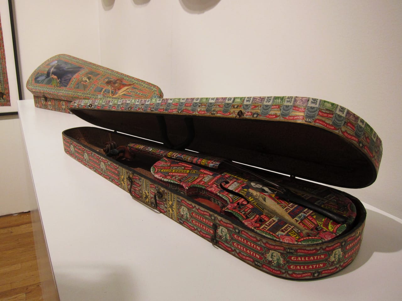 Felipe Jesus Consalvos, "Untitled (White Eagle, Violin and Case)" (c. 1920-50) at Fleisher Ollman