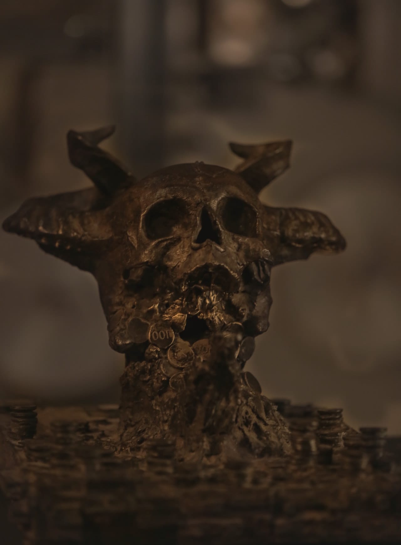 A sculpture by Michel Elefteriades (photo by Gaby Zarazir)