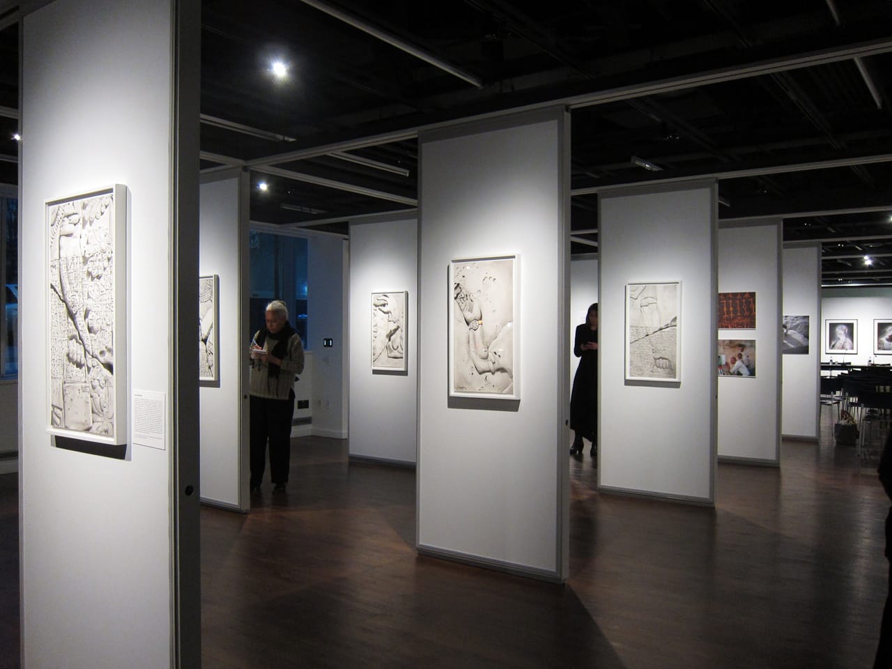 Exhibition view of The Missing