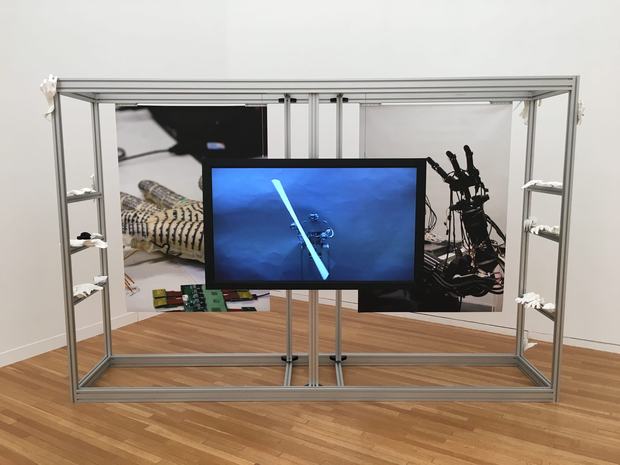 TCF, "300EFA3011E8DCBE15F9E1F1BDBAA63CDD3EDF82F63FB28F31F1BEE0E12C7CF9" (2015), ABS, PLA, steel, Type-C print, plastic, video