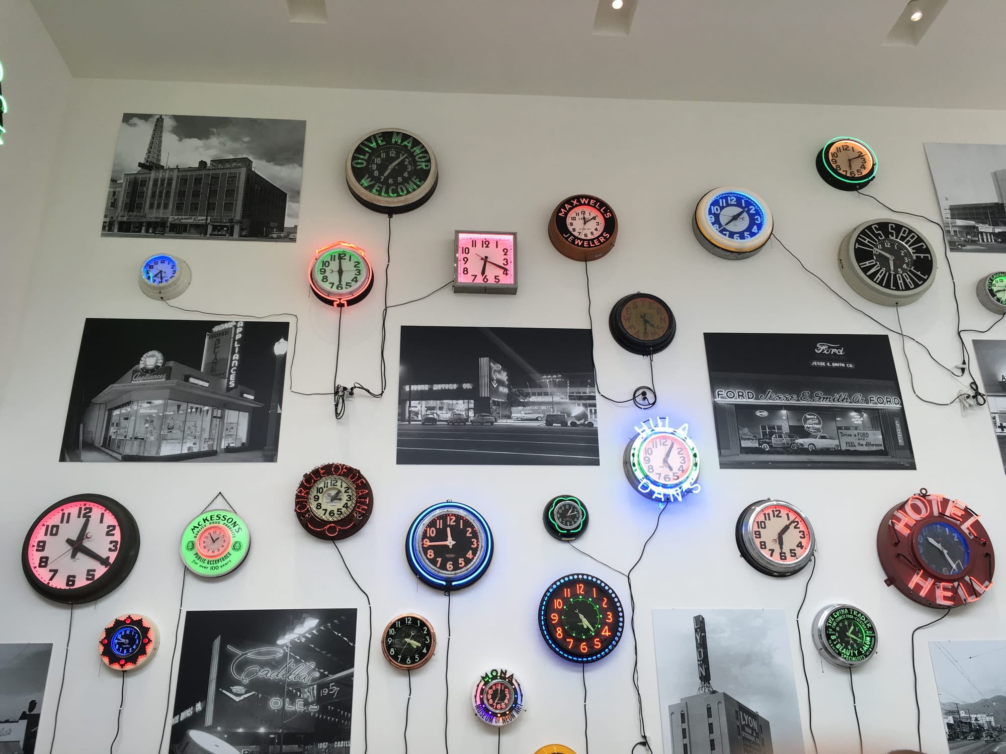 Installation view, Museum of Neon Art