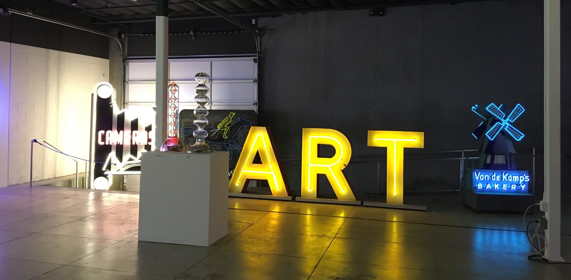 Installation view, Museum of Neon Art, Glendale
