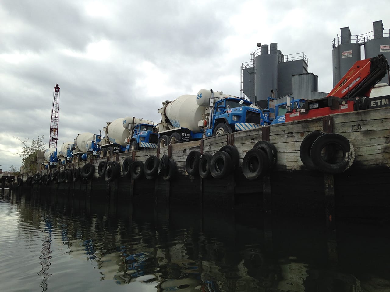 The view from the water