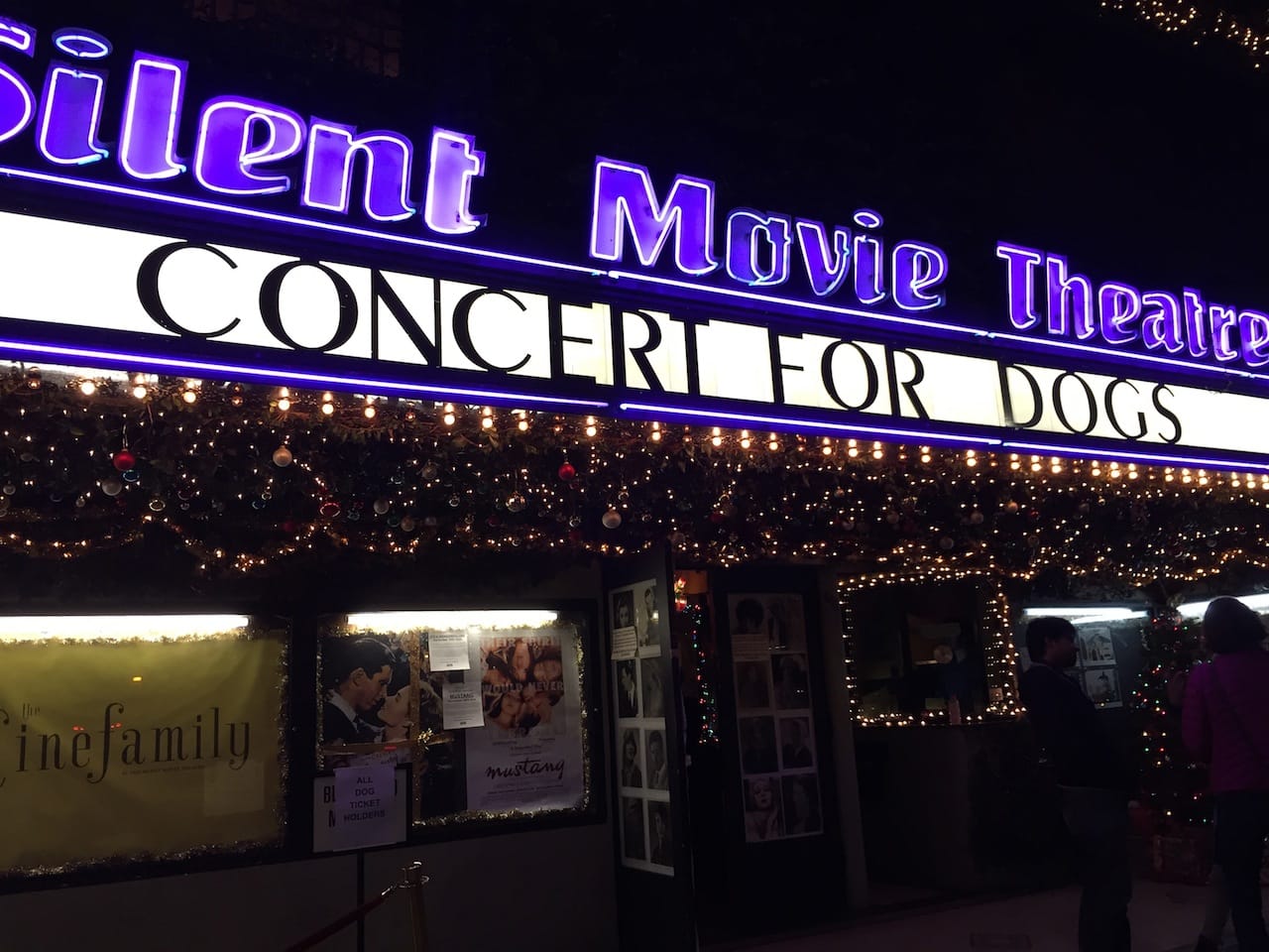 Concert for Dogs at the Cinefamily, December 20, 2015 (all photos by the author for Hyperallergic)