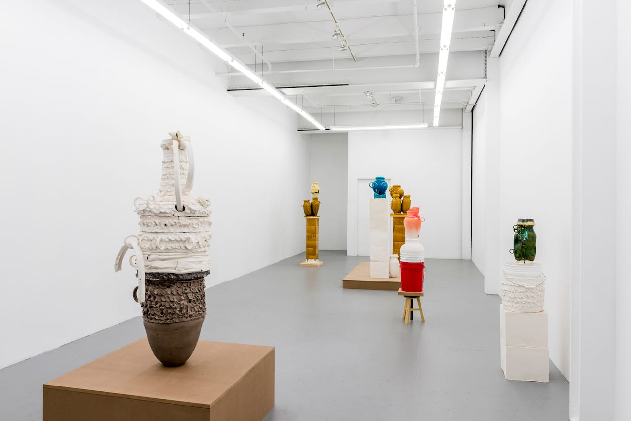 Installation view of 'golden specific' at Samsøñ