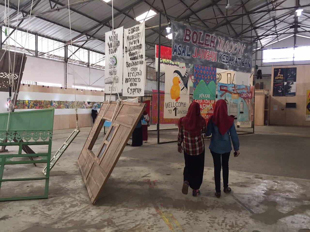 Installation view, the Jakarta Biennale 2015 (all photos by the author for Hyperallergic)
