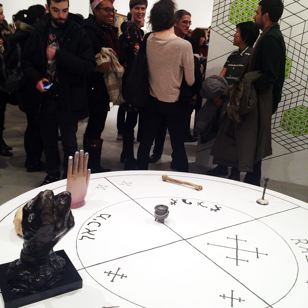 Installation view of 'Language of the Birds' (photo by the author for Hyperallergic)