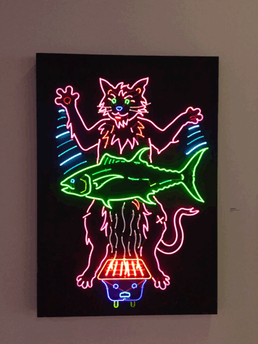 Michael Flechtner, "Katabachi" (2013) (images by the author for Hyperallergic unless otherwise noted) (click to enlarge)