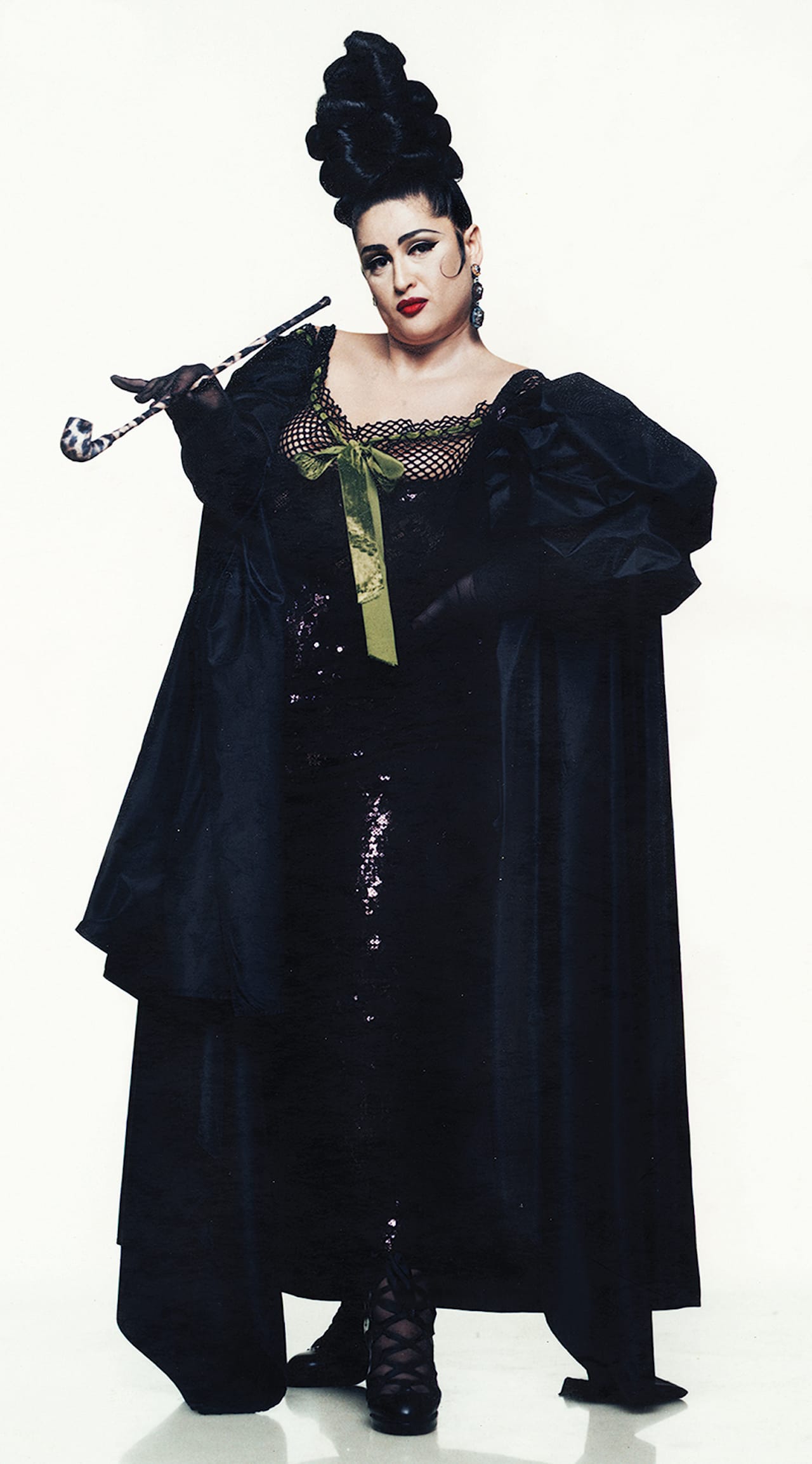 Model-and-Muse-Stella-Ellis-in-1992,-photographed-by-Jean-Paul-Gaultier.-Image-courtesy-of-Jean-Paul-Gaultier.-