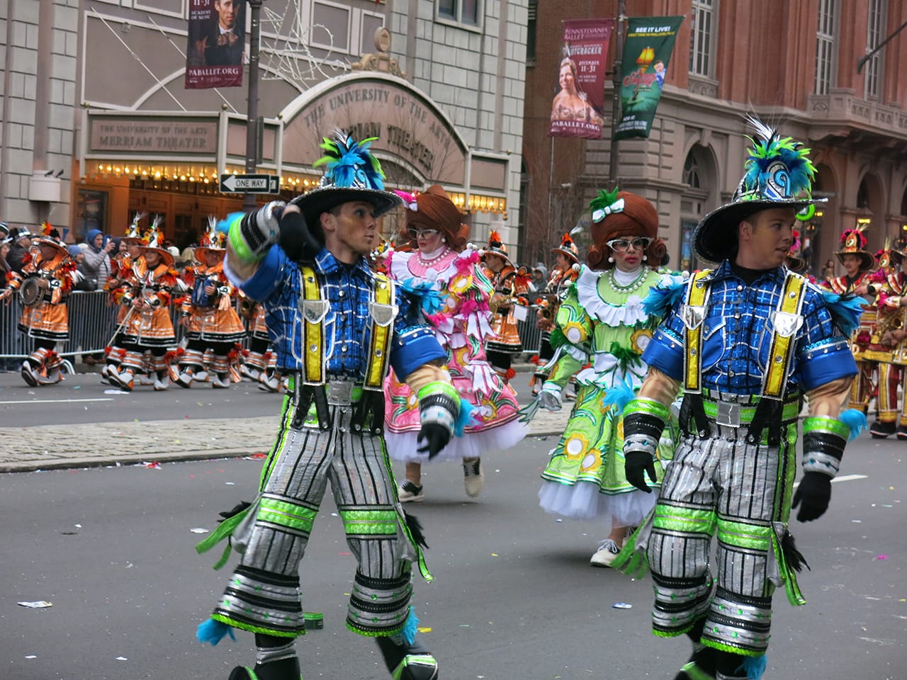 The 2016 Mummers Parade in Philadelphia